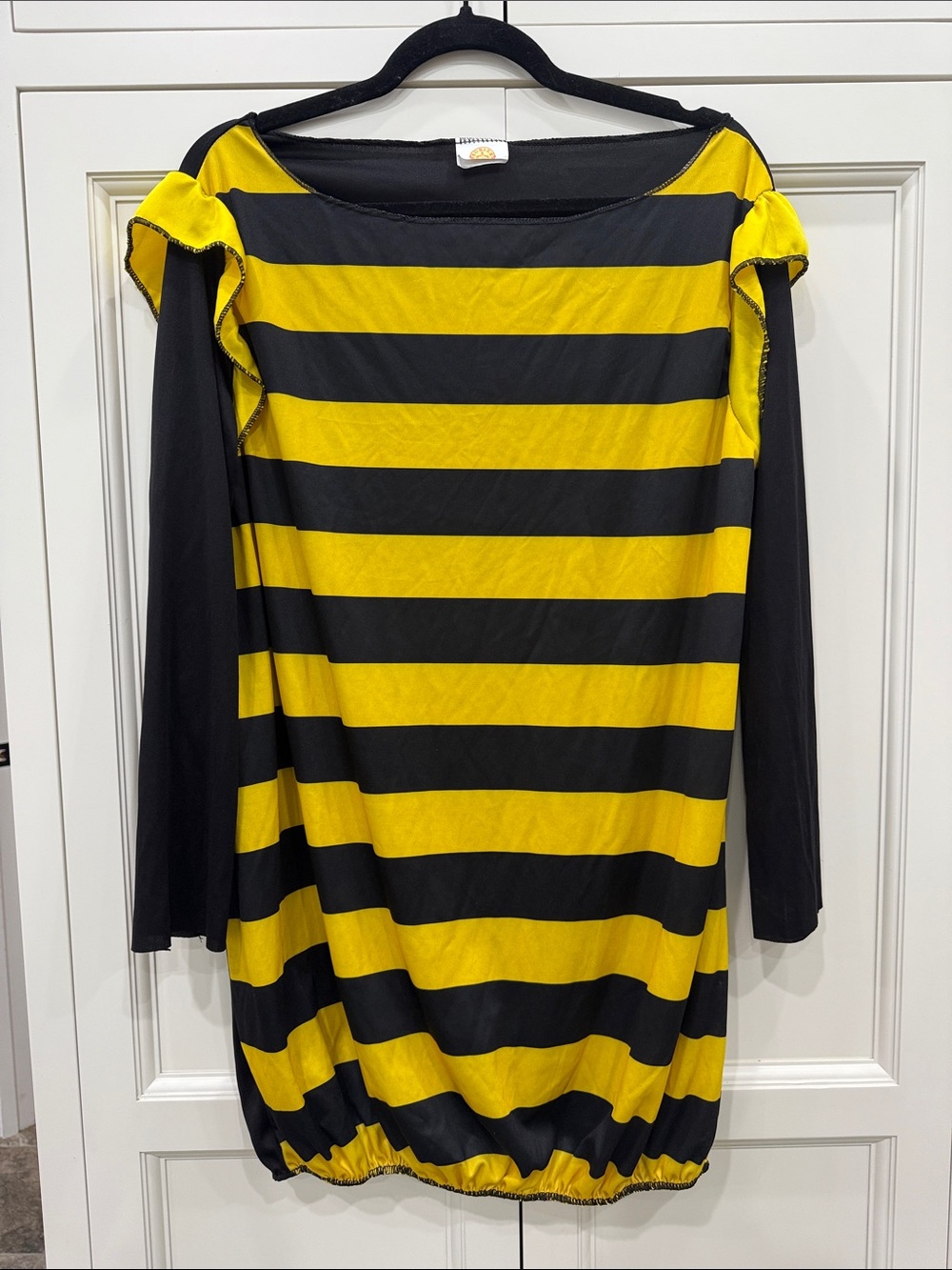 Bumblebee Costume Dress Yellow Black Stripe Halloween One Size . Rubies Brand